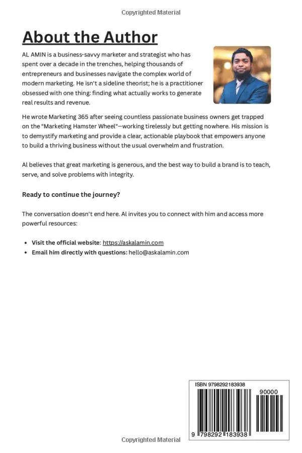 Marketing 365 - Back Cover
